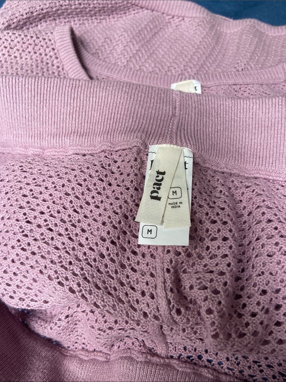 Pact beachside linen crochet set lavender - Picture 6 of 7